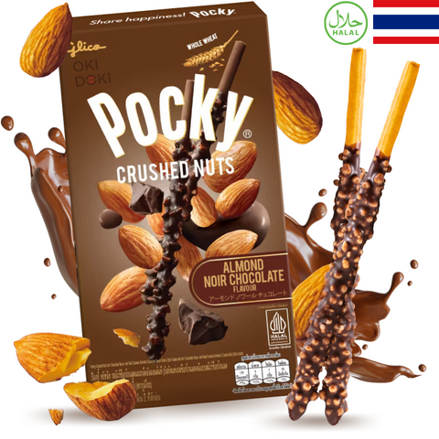 Pocky Palitos de Chocolate Amargo con Nueces 25g