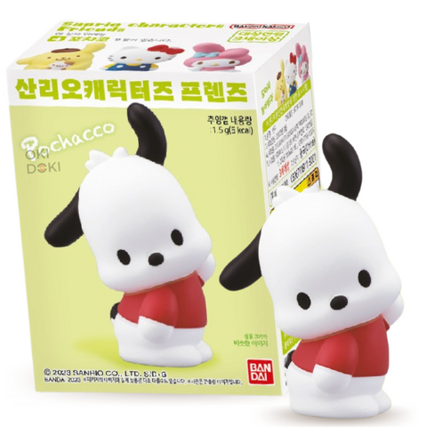 BANDAI Sanrio Characters Friends Bubble Gum met figuur 1 eenheid
