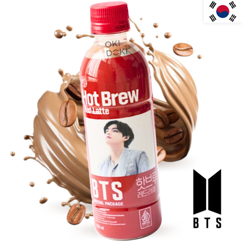 Hy Bts Hot Brew Red Coffee Latte Sweet Red Coffee Latte 350ml