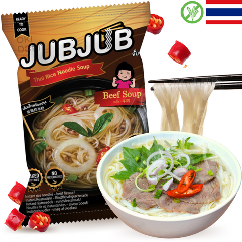 Jub Jub Fideos de Arroz Sabor Ternera (sin Gluten) 70g