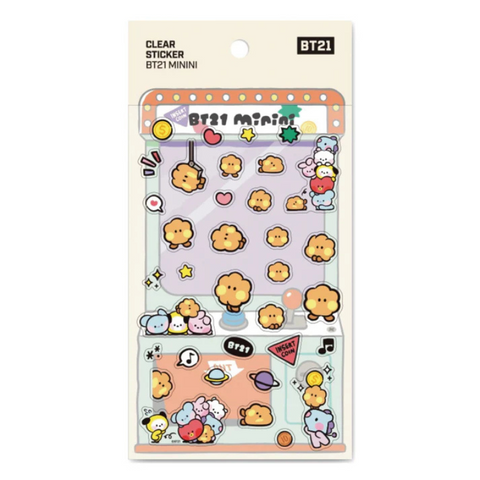 BT21 Pegatinas Transparentes Shooky