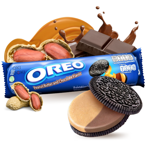 Oreo Galletas Rellenas Mantequilla De Cacahuete Y Chocolate (Halal) 119.6g