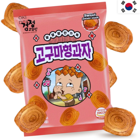 Saehan Traditional Korean Sweet Potato Cookie Snack 160g