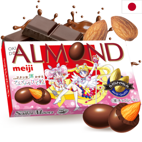 Meiji Sailor Moon Chocolade Omhulde Amandelen 79g