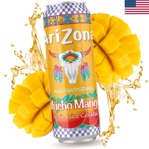 Arizona Bebida Sabor Mucho Mango Lata 650ml