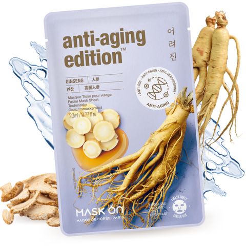 Mask On Mascarilla Facial con Ginseng Anti-Aging 1pc