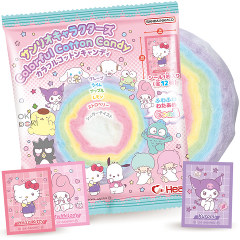 Heart Algodón de Azúcar con Tarjeta Coleccionable de Sanrio 12g
