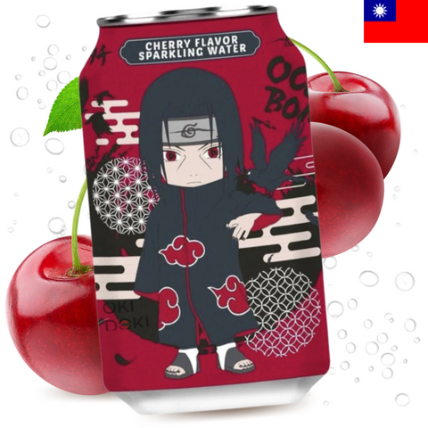 Ocean Bomb Naruto Itachi Bebida Gaseosa Sabor Té de Cereza 330ml