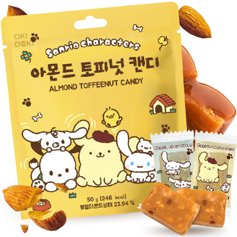 Measty Sanrio Caramelos de Almendra y Toffeenut 50g