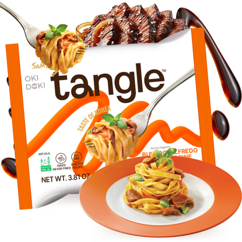 Samyang Pasta Tangle Tangluccine Creamy Bulgogi Alfredo (Air-Dried Noodles) 108g