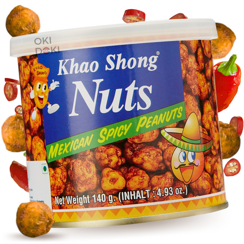 Khao Shong Cacahuetes Recubierta con Sabor Picante Mexicano 140g