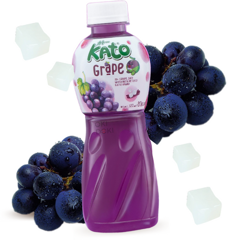 Kato Grape Drink with Jelly 320ml
