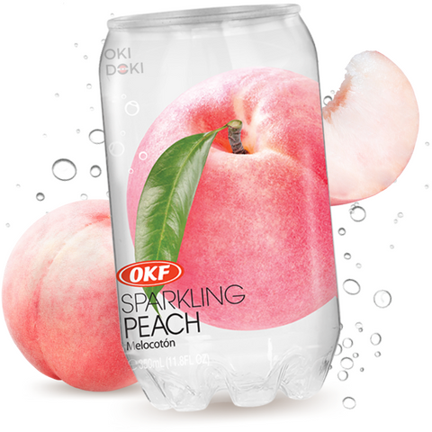 OKF Refresco Sparkling Sabor Melocotón Halal 350ml