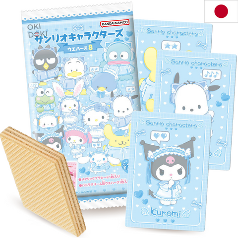 BANDAI Sanrio Characters Wafer Galleta Crujiente con Tarjeta 14g