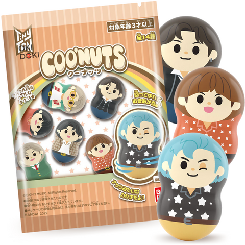 Bandai Coo'Nuts Bubble Gum with Tiny Tan Figure 25g