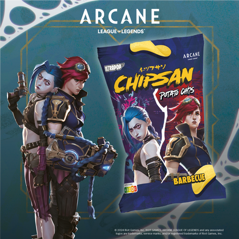 Ultrapop Chipsan Patatas Fritas sabor Barbacoa (Jinx vs Vi) 110g