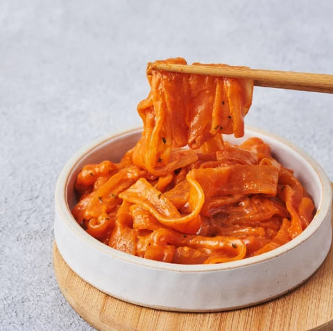 Samyang Fideos Cristal Planos Buldak Sabor Rosé (Gochujang Cremoso) 169.4g