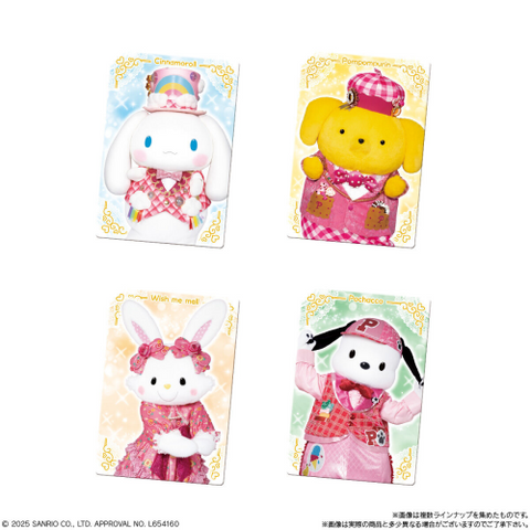 Bandai Sanrio Live Characters Galleta Twin Wafer con Tarjeta 13g