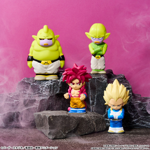 Figura Bandai Softbits Dragon Ball 2 com pastilha elástica 1,5g