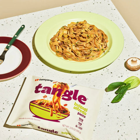 Samyang K-Pasta Tangle Tangluccine Sabor Bulgogi Cremoso (Halal) 105g